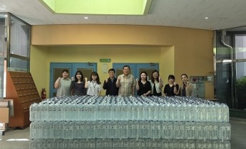 강릉 지역 가뭄극복 생수 전달